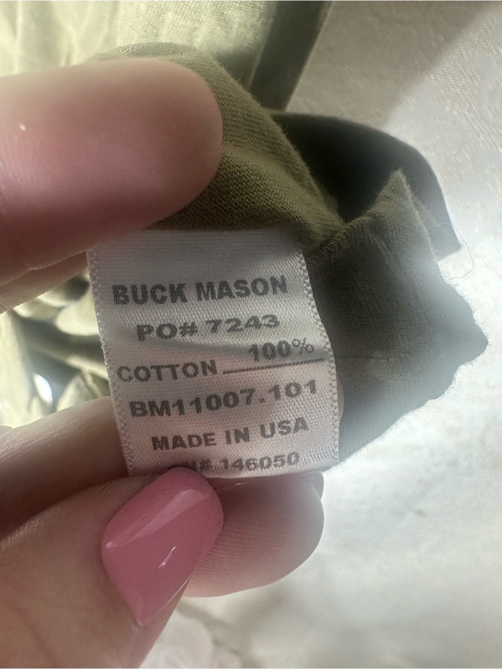 Buck Mason Men’s Cypress Curved Hem Short Sleeve T Shirt Size Large - Picture 4 of 5